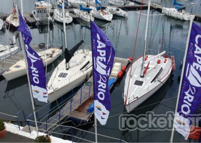 event branding, flags,event signage