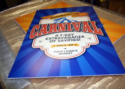 point of sale, instore promotions, retail branding solutions, correx board