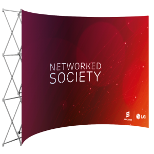 bannerwall curved, curved bannerwall,